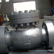 Vanne de retenue haute pression WCB ANSI de 2500 lb (8 po)